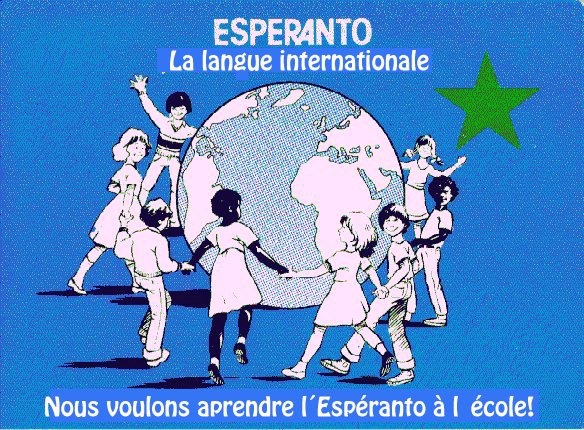 Nous voulons l'Espéranto à l'école!