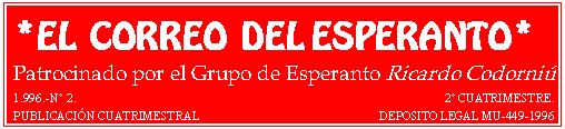 El Correo del Esperanto nmero 2