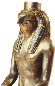 Horus, grava dio de egiptanoj