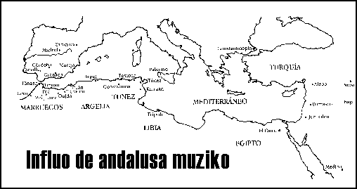 Influo de andalusa muziko