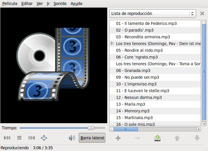 Totem, sepnaga programo por vidi filmojn kaj aŭskulti muzikon.
