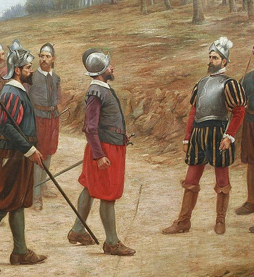 Pizarro kaj Almagro stgarigis la unuan intercivitanan militon en Hispanio sur la grundo de Peruo.