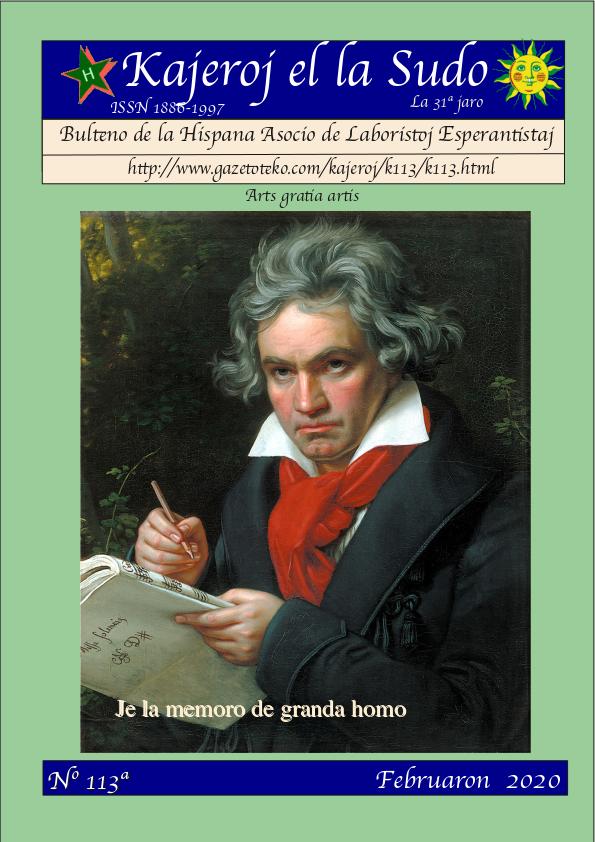Je la 250ª  datreveno de la naskigo de L. van Beethoven.
