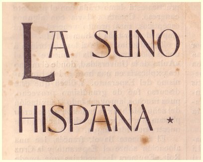 La Suno Hispana, de januaro de 1907
